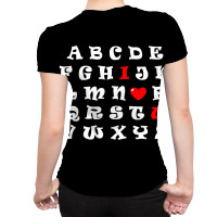 Alphabet I Love You All Over Women's T-shirt | Artistshot