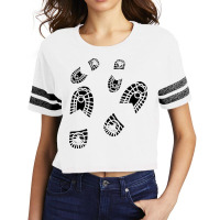 Illustration Of Two Pairs Of Soles Scorecard Crop Tee | Artistshot