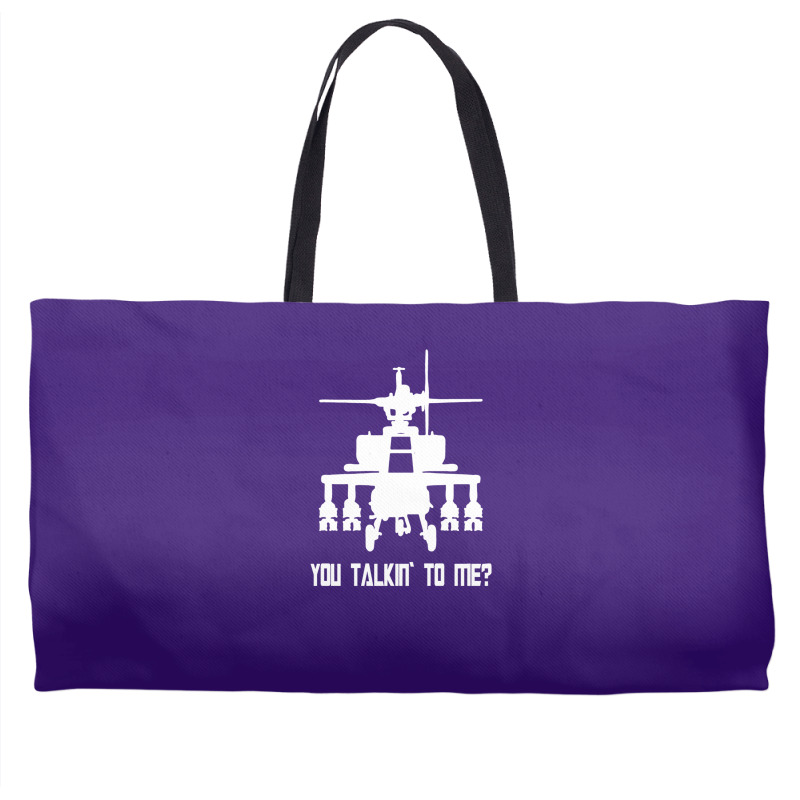 Helicopter T Shirt Funny Taxi Driver Weekender Totes | Artistshot