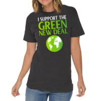 New Green Deal Support Pro Clean Energy Democrat Liberal Nyc T Shirt Vintage T-shirt | Artistshot