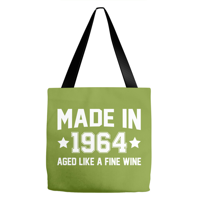 Made In 1964 Aged Like A Fine Wine Tote Bags | Artistshot