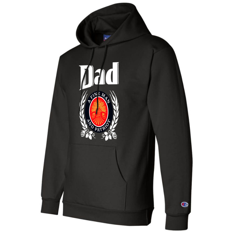 Dad A Fine Man And Patriot Champion Hoodie | Artistshot