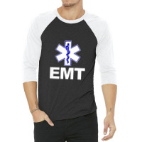 Emt Emergency Medical Technician Uniform Firts Aid Men Women 3/4 Sleeve Shirt | Artistshot