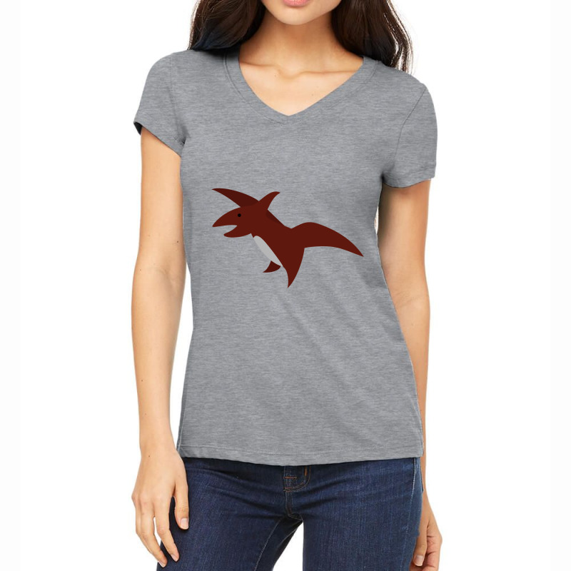 Pterodactyl Women's V-Neck T-Shirt by MylaMaida | Artistshot