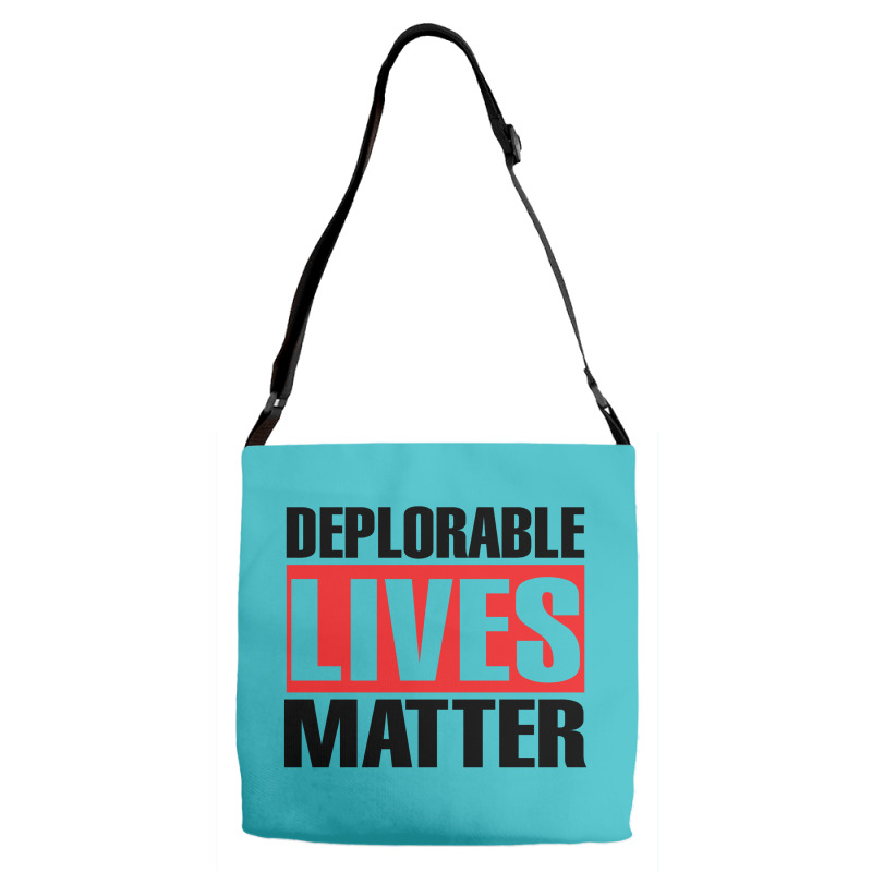 Deplorable Lives Matter Adjustable Strap Totes | Artistshot