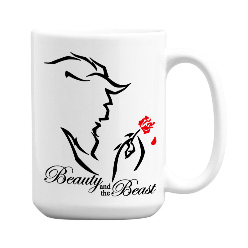 Custom Beauty And The Beast 15 Oz Coffee Mug By Garden Store - Artistshot