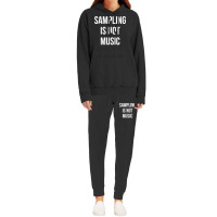 Funny Hip Hop Rap Samples   Sampling Is Not Music T Shirt Hoodie & Jogger Set | Artistshot