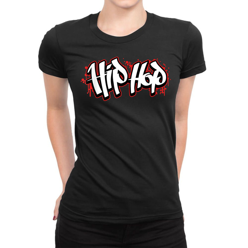 Hip Hop Graffiti Rap, Break Dance, Beatbox Hip Hop T Shirt Ladies Fitted T-Shirt by MoczoTenleigh | Artistshot