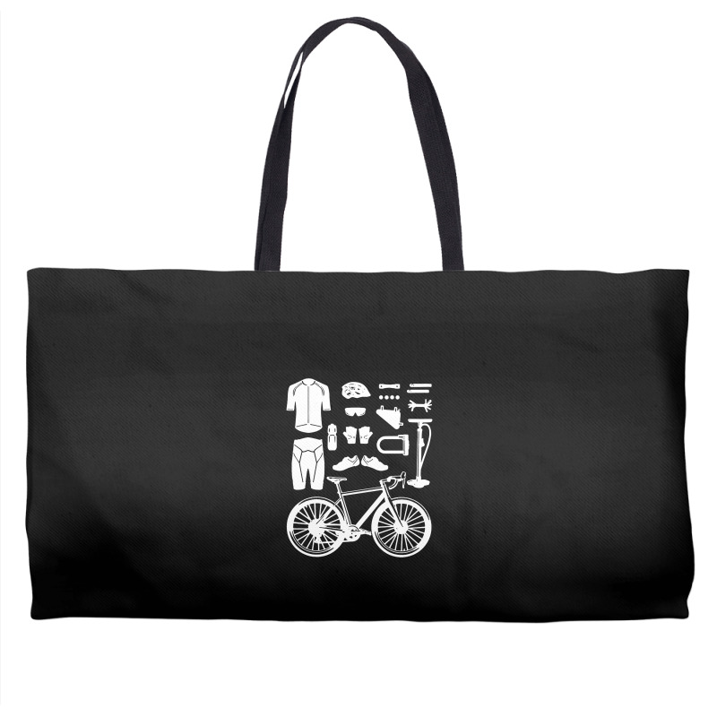 Bike Stuff White Weekender Totes | Artistshot