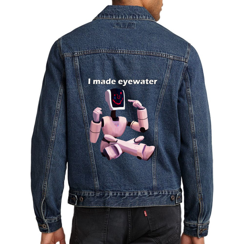 Mitchells Vs The Machines Eric Made Eyewater On His Face Men Denim Jacket | Artistshot