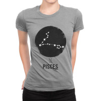 Minimal Pisces Zodiac Sign Ladies Fitted T-shirt | Artistshot