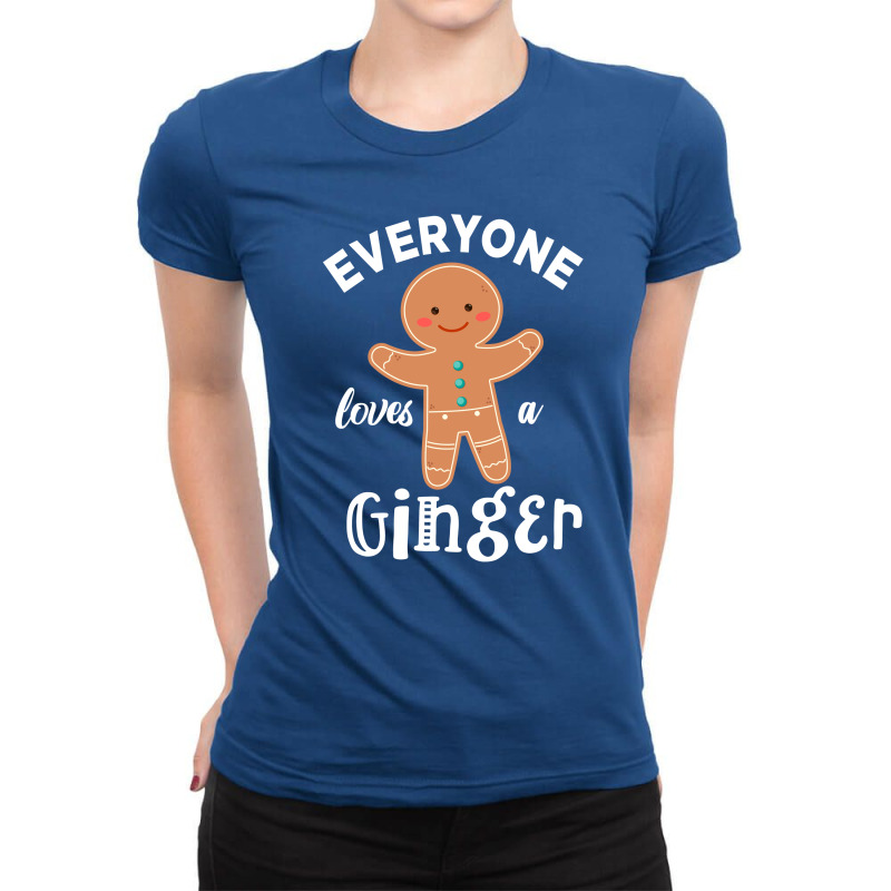 Everyone Loves A Ginger Ladies Fitted T-Shirt by cogentprint | Artistshot