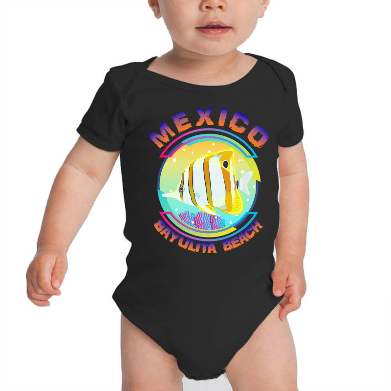 Mexico Sayulita Beach T  Shirt Mexico Sayulita Beach ( Riviera Nayarit Baby Bodysuit by osvaldo8495 | Artistshot