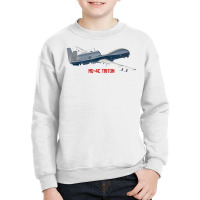 Military Aircraft Mq 4c Triton Raptor Pilot Gifts T Shirt Youth Sweatshirt | Artistshot