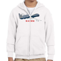 Military Aircraft Mq 4c Triton Raptor Pilot Gifts T Shirt Youth Zipper Hoodie | Artistshot