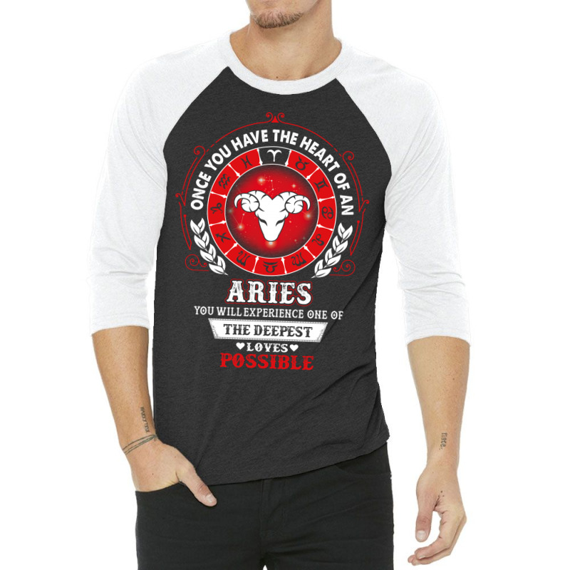 Aries - Deepest Loves Possible 3/4 Sleeve Shirt | Artistshot