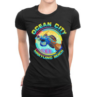 Ocean City Maryland T  Shirt Ocean City Maryland Beach, Goby Mandarin Ladies Fitted T-shirt | Artistshot