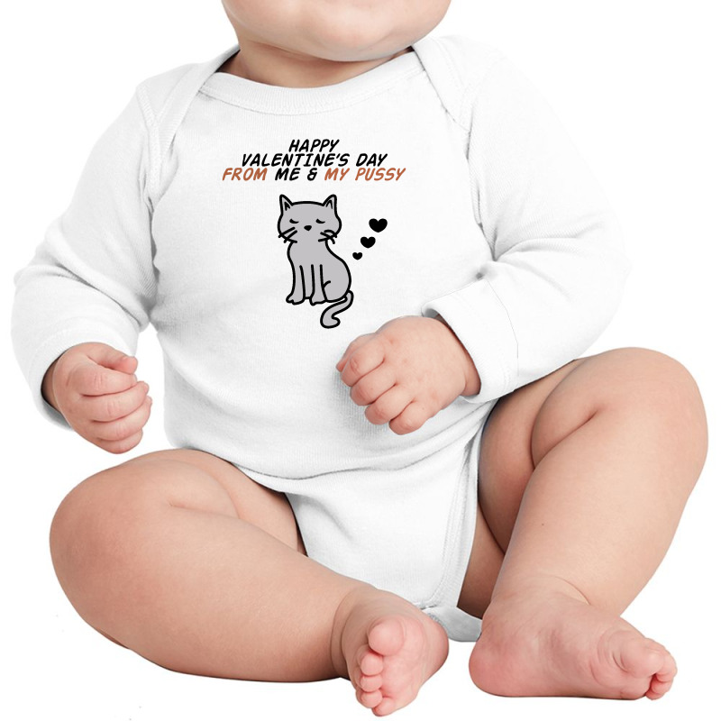 Happy Valentine Day Long Sleeve Baby Bodysuit | Artistshot