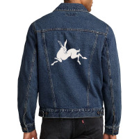 Rabbit Men Denim Jacket | Artistshot