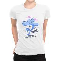 I'm Not A Girl I'm A Storm With Skin Ladies Fitted T-shirt | Artistshot