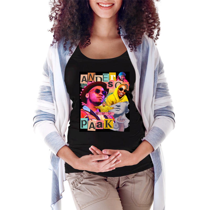 Anderson Paak Maternity Scoop Neck T-shirt by hintonwilliam | Artistshot