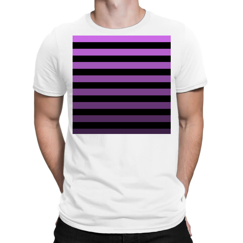 Purple Lines T-Shirt by American choice | Artistshot