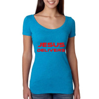 Jesus Delivers Women's Triblend Scoop T-shirt | Artistshot