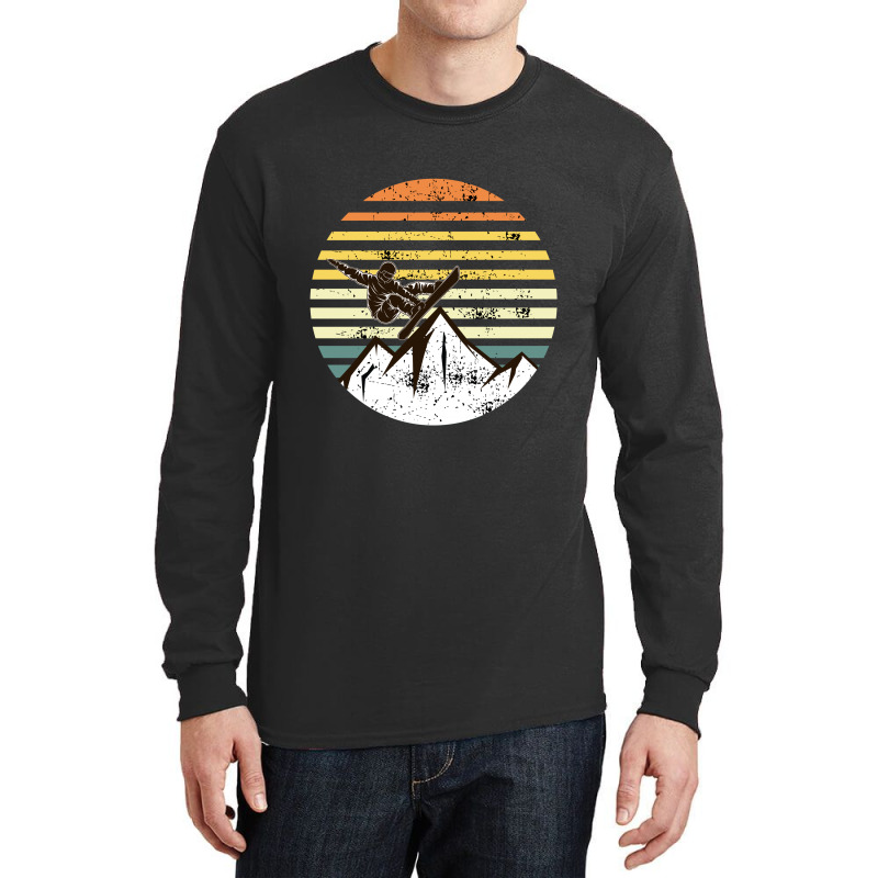 Sunset Snowboarding Long Sleeve Shirts | Artistshot