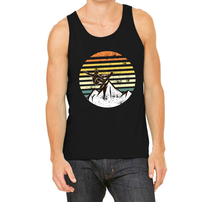 Sunset Snowboarding Tank Top | Artistshot