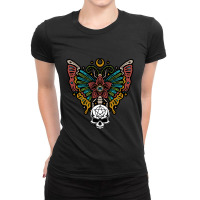 Butterfly Illuminati Ladies Fitted T-shirt | Artistshot