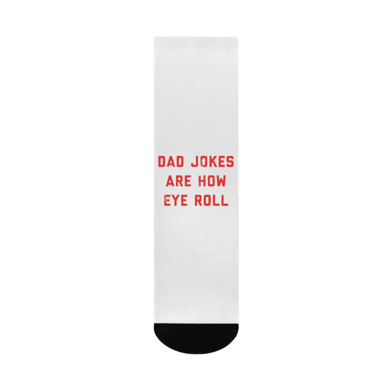 Dad Jokes Father's Day Crew Socks | Artistshot