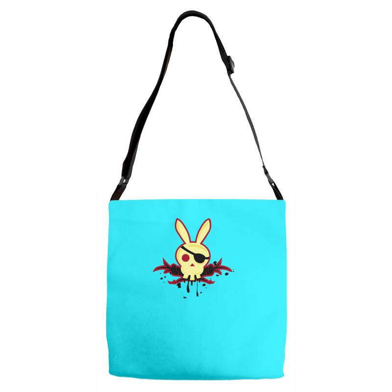 Bunny Skull And Crosscarrots Adjustable Strap Totes | Artistshot