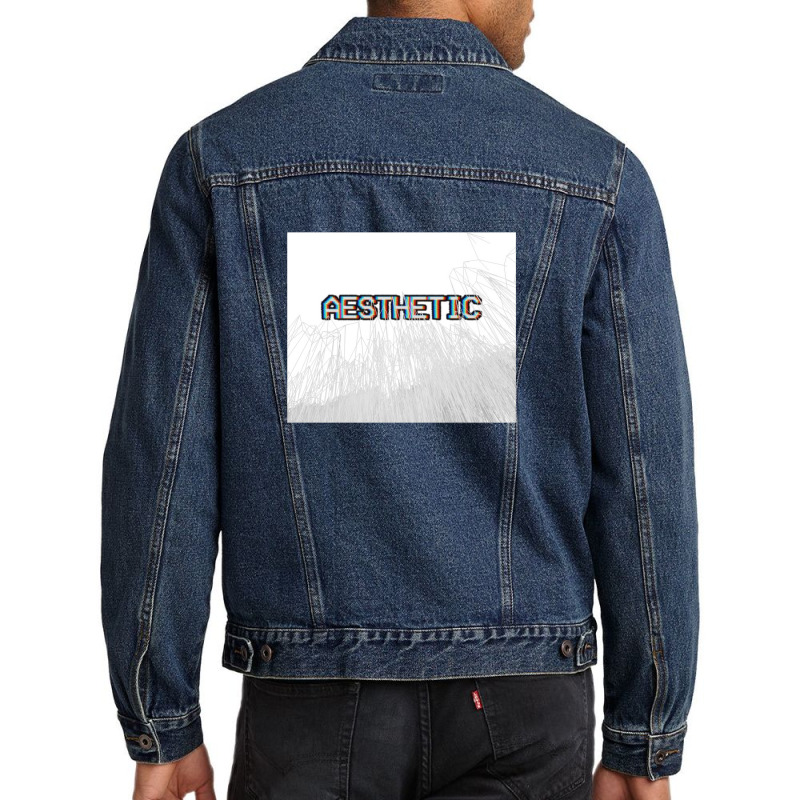 Aesthetic † Seapunk Vhs Design Men Denim Jacket | Artistshot