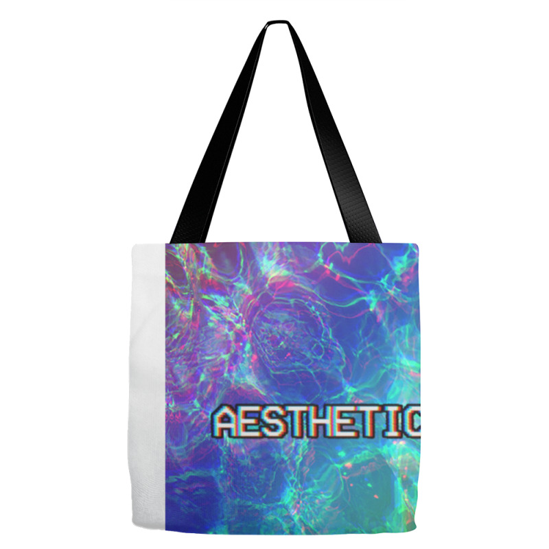 Aesthetic † Seapunk Vhs Ocean Design Tote Bags | Artistshot