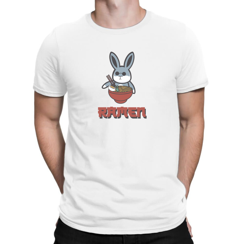 Rabbit Ramen Illustration T-shirt | Artistshot