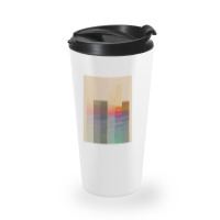 Aesthetic Vector Skyline Graphic Design Travel Mug | Artistshot