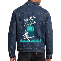 One Way To Paradise Men Denim Jacket | Artistshot