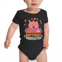 Dad Of The Birthday Ringmaster Kids T  Shirt Birthday Party Circus Dad Baby Bodysuit | Artistshot