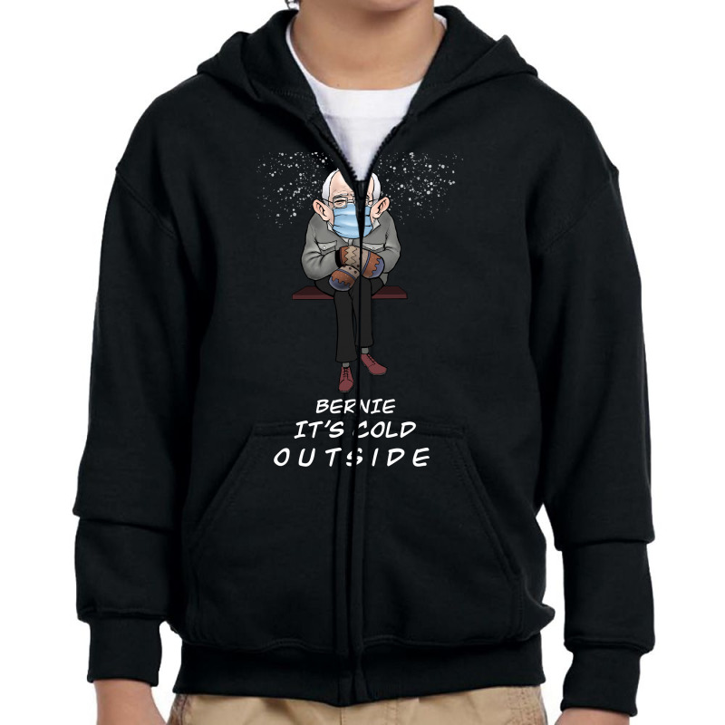 Bernie It' Could Outside Youth Zipper Hoodie by Bettercallsaul | Artistshot