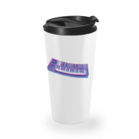 Analog Synthesizer 8bit 3d Retro Artwork Design Travel Mug | Artistshot