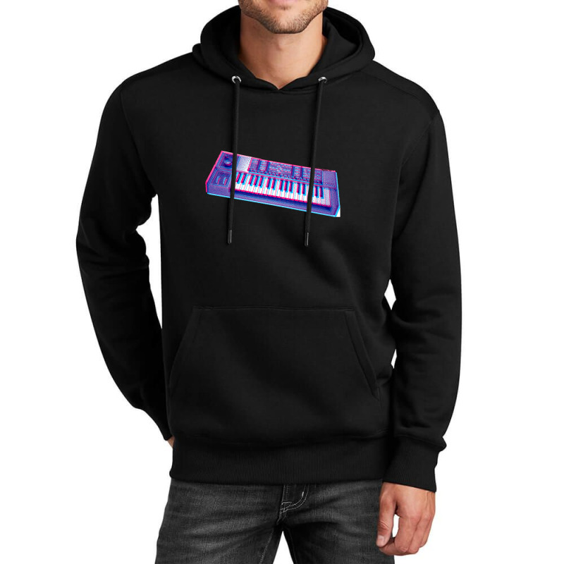 Analog Synthesizer 8bit 3d Retro Artwork Design Unisex Hoodie | Artistshot