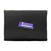 Analog Synthesizer 8bit 3d Retro Artwork Design Accessory Pouches | Artistshot