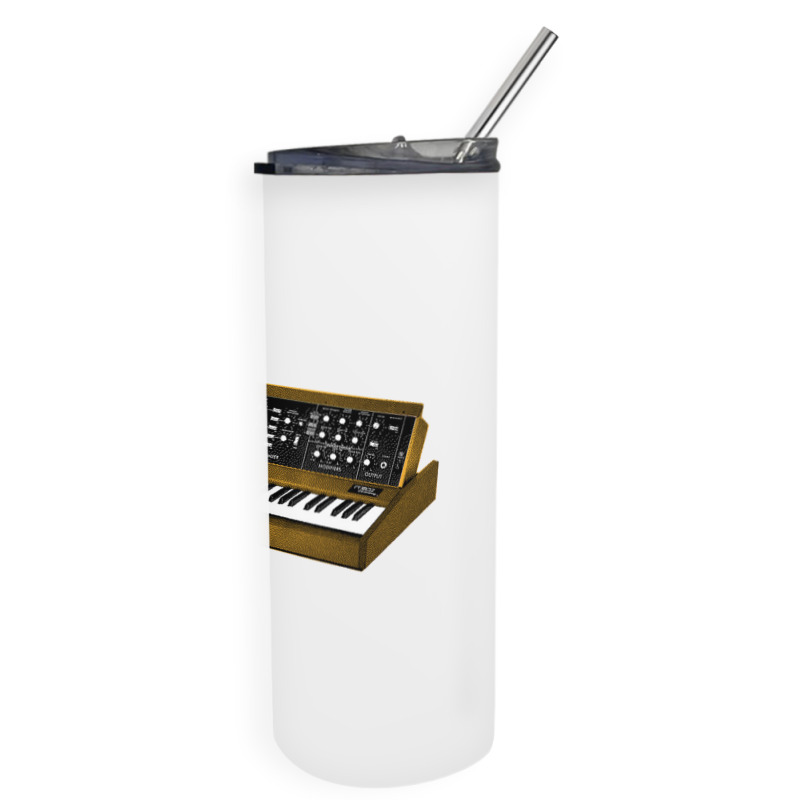 Analog Synthesizer 8bit Retro Artwork Design Skinny Tumbler | Artistshot