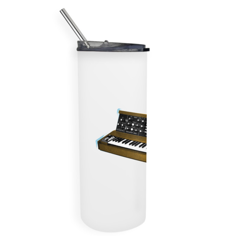 Analog Synthesizer 8bit Retro Artwork Design Skinny Tumbler | Artistshot