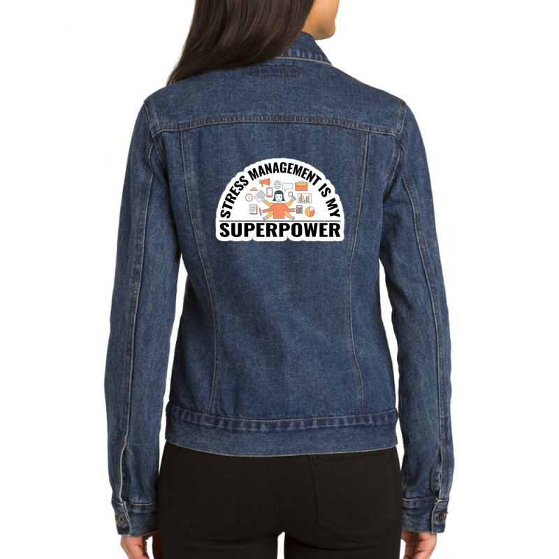 Funny Somebody In California Loves Me Cool Birthday Valentines Day Gif Ladies Denim Jacket by siti22 | Artistshot