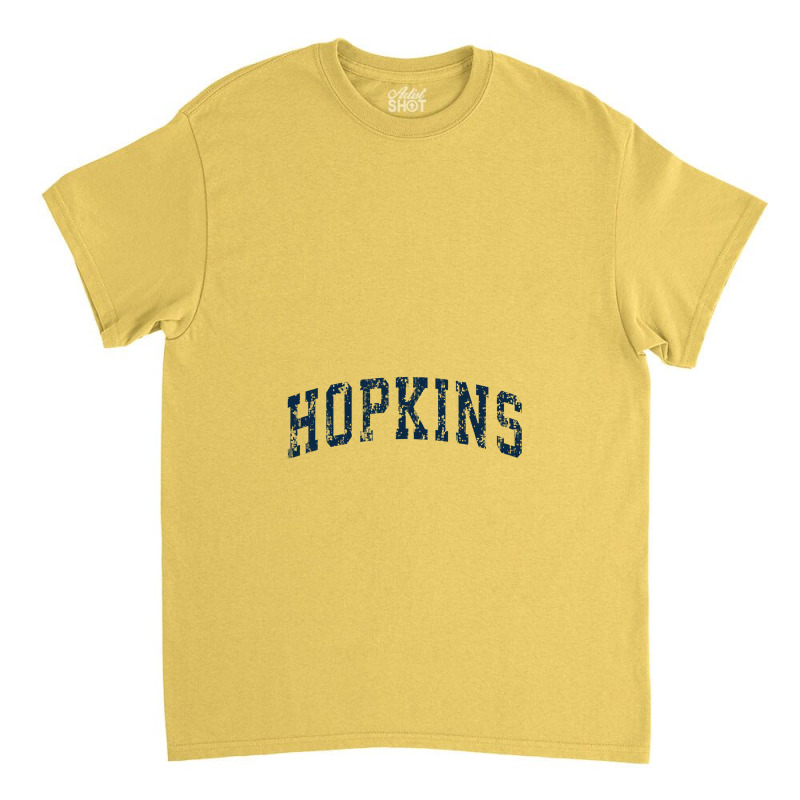 Hopkins Minnesota Mn Vintage Sports Design Navy Design Classic T-shirt | Artistshot