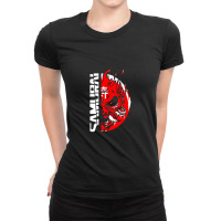 Painted Samurai Ladies Fitted T-shirt | Artistshot