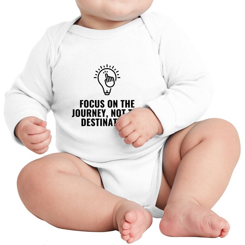 Focus On The Journey Long Sleeve Baby Bodysuit by Favorite | Artistshot