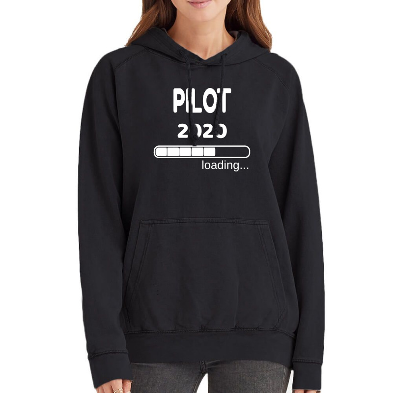Pilot 2020 Loading Flight School Student Vintage Hoodie | Artistshot