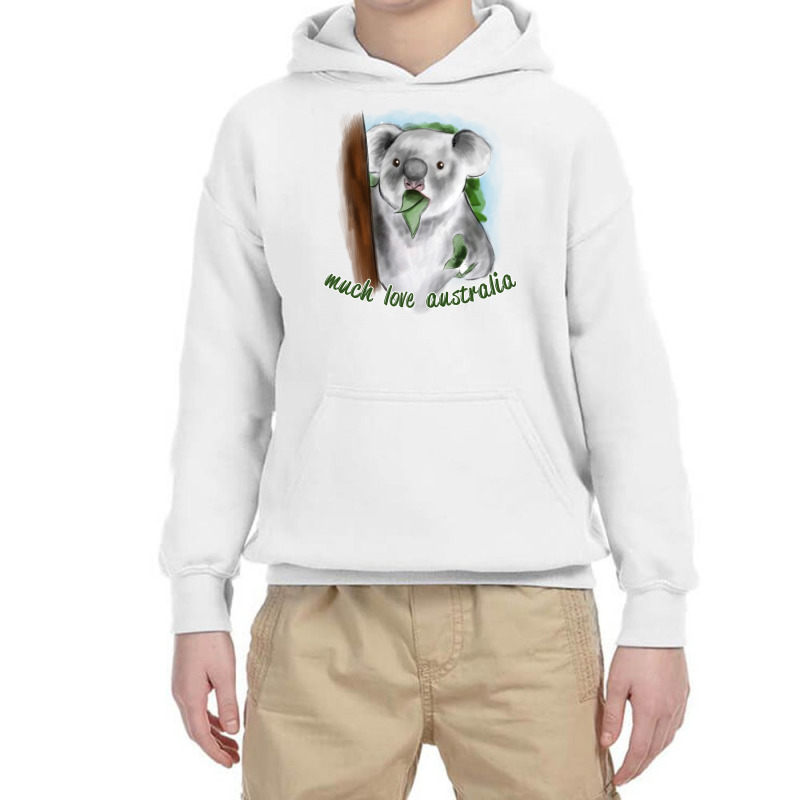 Much Love Australia Youth Hoodie by autlu2024 | Artistshot